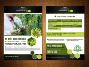Brochure Design by creative.bugs for New Heights laboratory | Design: #10704595