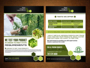 Brochure Design by creative.bugs for New Heights laboratory | Design: #10715821
