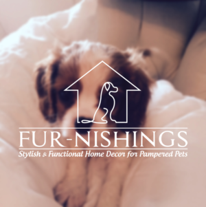 I would like my to logo to have the simple text: FUR-NISHINGS & an option to add/remove my tagline: stylish and functional home decor for pampered pets | Business Card Design by Professor P