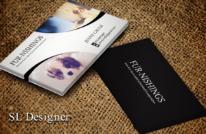 I would like my to logo to have the simple text: FUR-NISHINGS & an option to add/remove my tagline: stylish and functional home decor for pampered pets | Diseño de Tarjeta de Presentación por SL Designer
