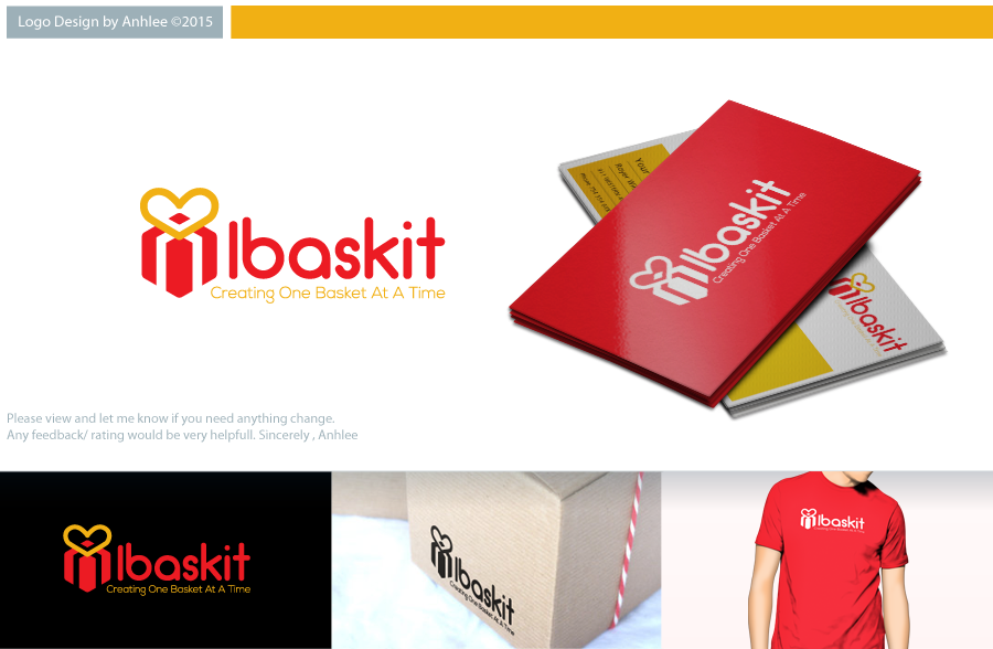Logo Design by Anhlee for Ibaskit  | Design #10622817