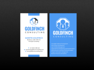 Business Card Design by Creations Box 2015 for Goldfinch Consulting Pty Ltd | Design: #10632065