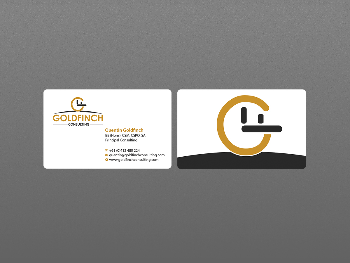 Business Card Design by Creations Box 2015 for Goldfinch Consulting Pty Ltd | Design #10632066