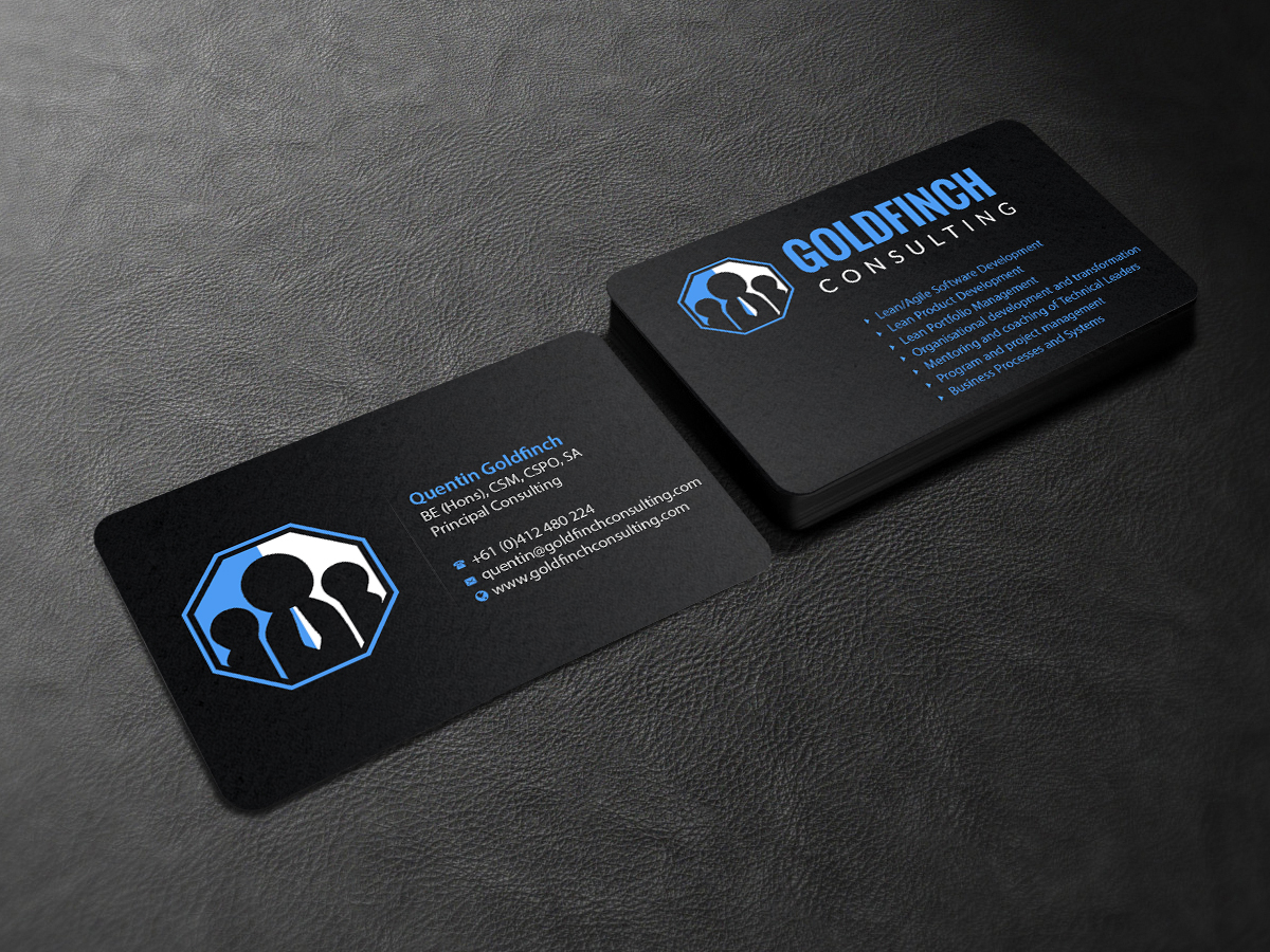 Business Card Design by Creations Box 2015 for Goldfinch Consulting Pty Ltd | Design #10632068