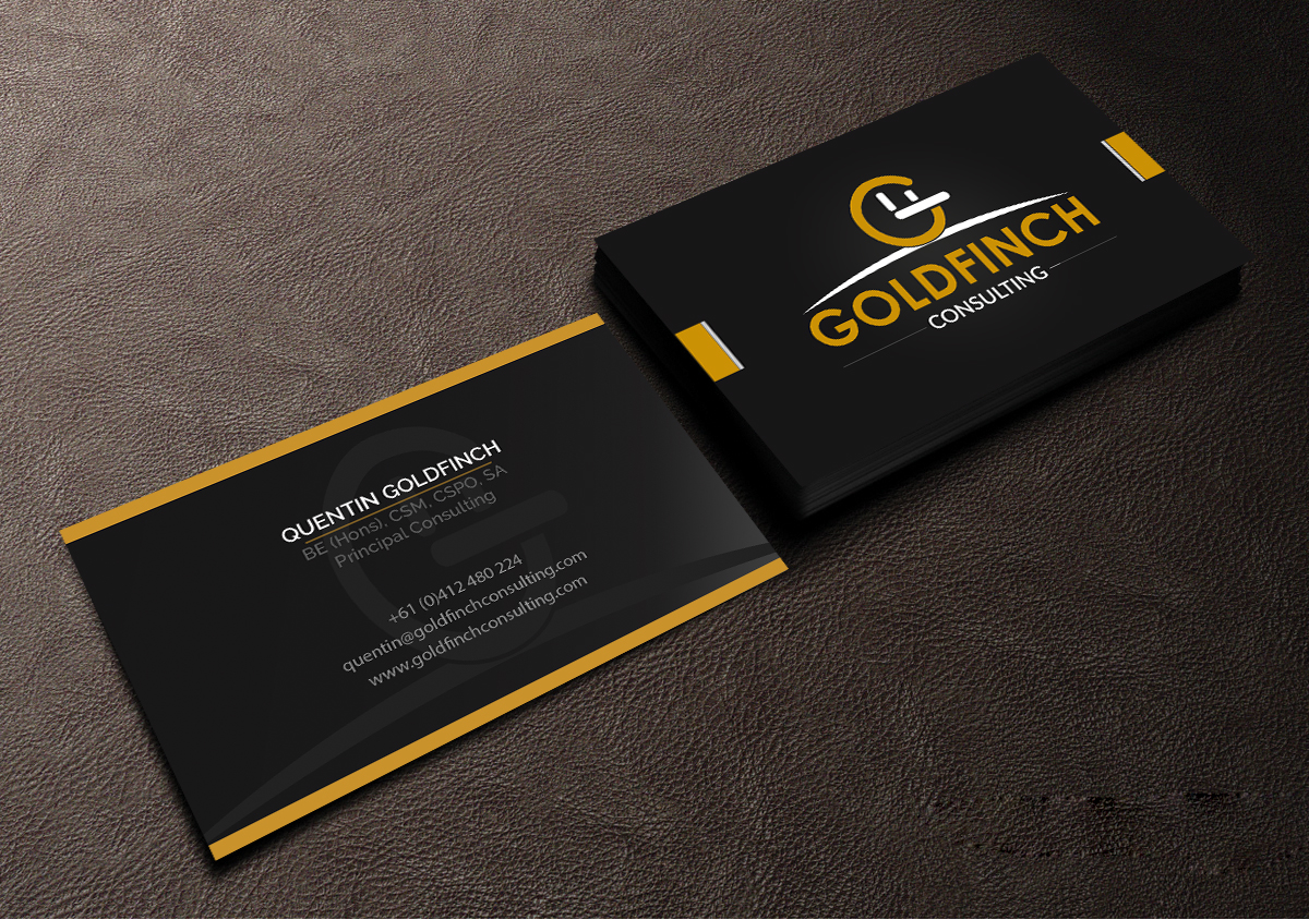 Business Card Design by Creations Box 2015 for Goldfinch Consulting Pty Ltd | Design #10632085