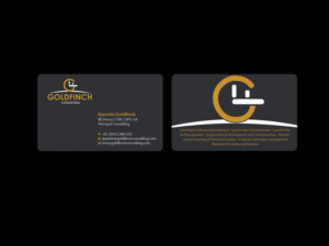 Business Card Design by Creations Box 2015 for Goldfinch Consulting Pty Ltd | Design: #10632087