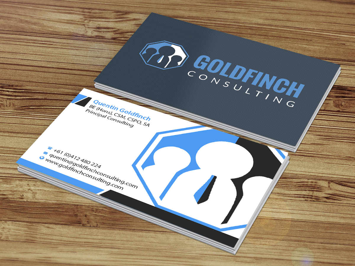 Business Card Design by Creations Box 2015 for Goldfinch Consulting Pty Ltd | Design #10632088