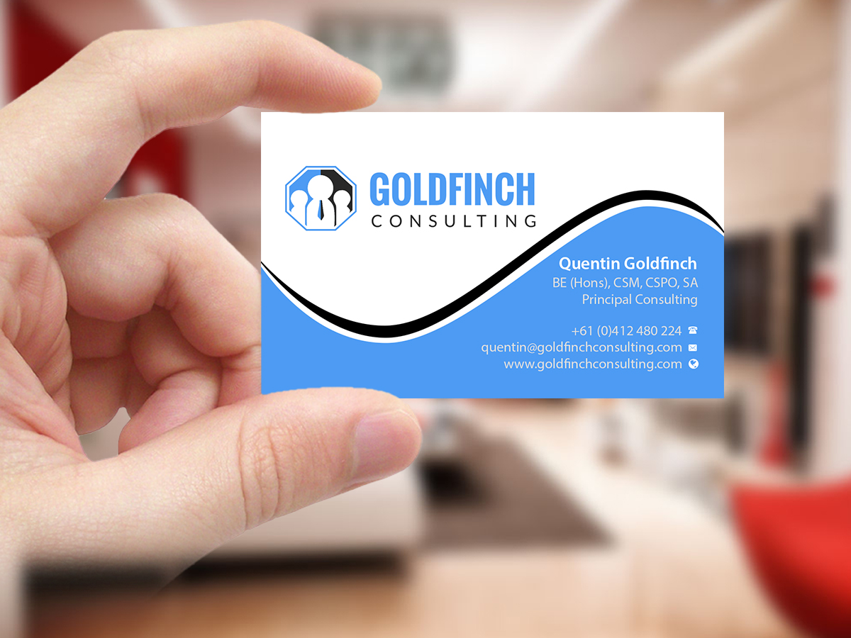 Business Card Design by Creations Box 2015 for Goldfinch Consulting Pty Ltd | Design #10632094