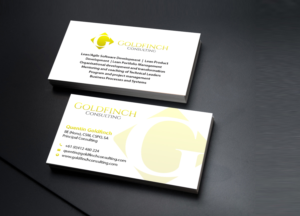Business Card Design by Creations Box 2015 for Goldfinch Consulting Pty Ltd | Design: #10632103