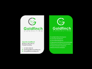 Business Card Design by Creations Box 2015 for Goldfinch Consulting Pty Ltd | Design: #10632107