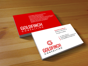 Business Card Design by Creations Box 2015 for Goldfinch Consulting Pty Ltd | Design: #10632121