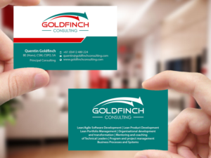 Design de Carte de Visite par Creations Box 2015 pour Goldfinch Consulting Pty Ltd | Design : #10632124
