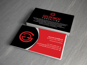 Design de Carte de Visite par Creations Box 2015 pour Goldfinch Consulting Pty Ltd | Design : #10632127