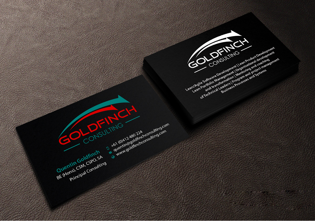 Business Card Design by Creations Box 2015 for Goldfinch Consulting Pty Ltd | Design #10632129