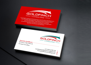 Design de Carte de Visite par Creations Box 2015 pour Goldfinch Consulting Pty Ltd | Design : #10632130