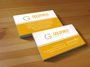 Design de Carte de Visite par Creations Box 2015 pour Goldfinch Consulting Pty Ltd | Design : #10654694