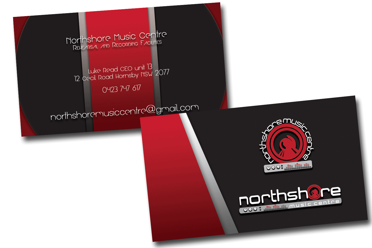 Visitenkarten-Design von Silvanne für NorthShore Music Centre | Design #2223381