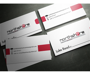 Business Card Design by JMFA for NorthShore Music Centre | Design: #2224868