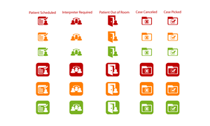 Icon Design Project: Medical Dashboard Display