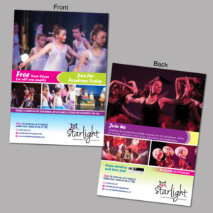 Design de Flyer par Awash pour Starlight Dance Academy | Design : #10630892