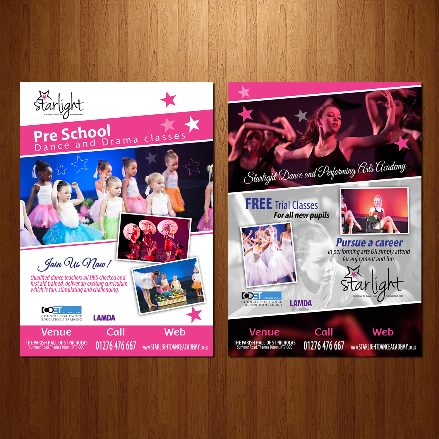 Flyer Design by VEGA-Designs for Starlight Dance Academy | Design #10701320