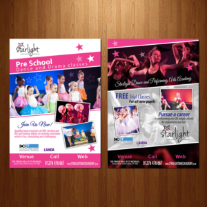 Design de Flyer par VEGA-Designs pour Starlight Dance Academy | Design : #10701320