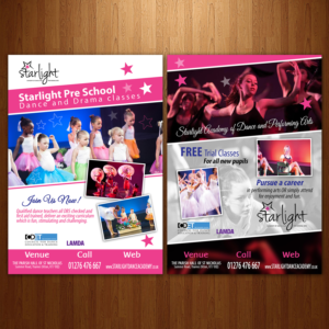 Flyer Design by VEGA-Designs for Starlight Dance Academy | Design #10717312