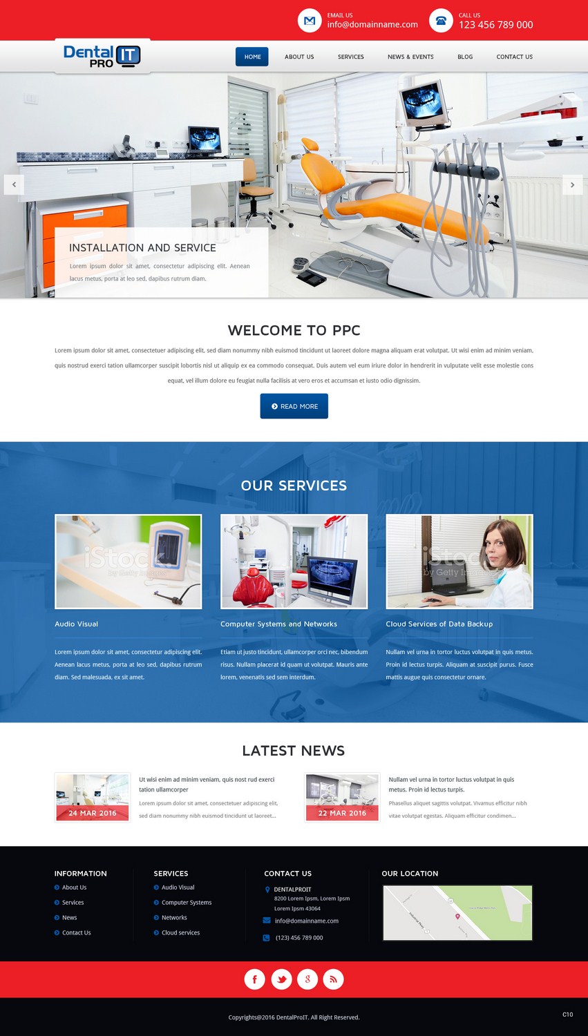 Web Design by pb for DentalPro IT Inc. | Design #10641892