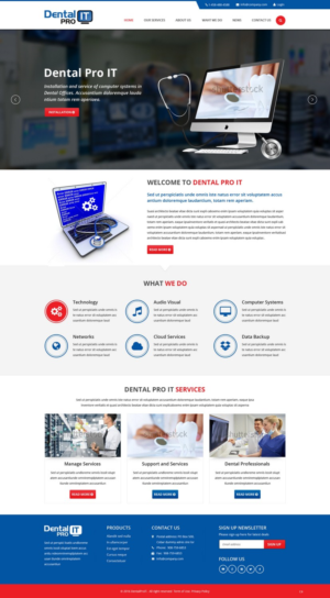 Web-Design von pb für DentalPro IT Inc. | Design: #10641893