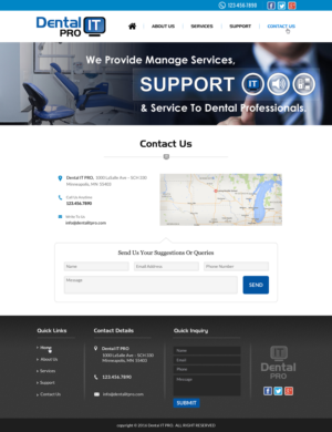 Web-Design von Sbss für DentalPro IT Inc. | Design: #11025260
