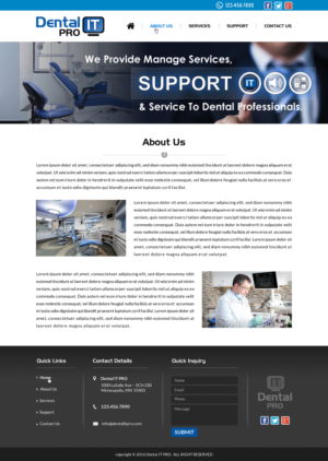Techy DentalPro IT Inc. new website | Web Design by Sbss