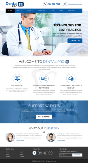 Web Design by rightway for DentalPro IT Inc. | Design: #10666331