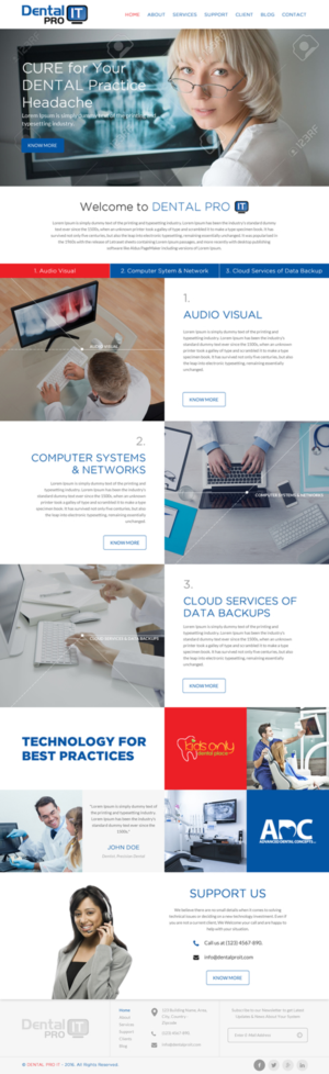 Web Design by rightway for DentalPro IT Inc. | Design: #10666412