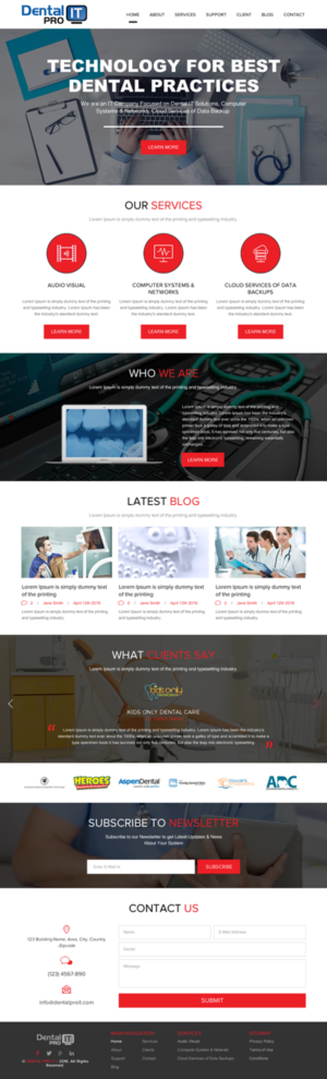 Web Design by rightway for DentalPro IT Inc. | Design: #10666415
