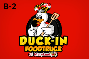 The Duck-In Food Truck | Logo Design by Roger B.
