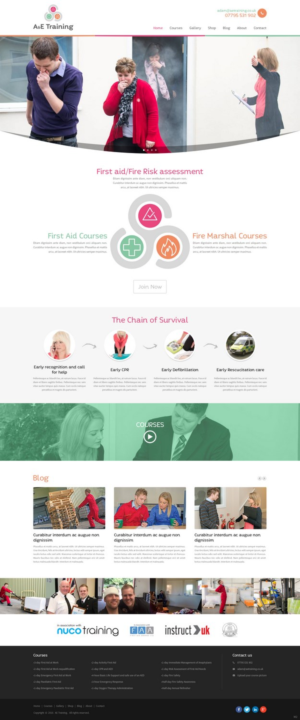 Web Design by pb for AE Training | Design: #10664622