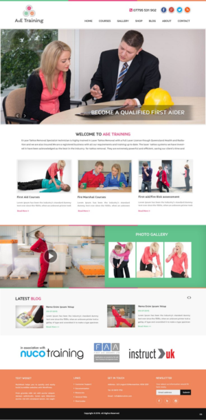 Web Design by pb for AE Training | Design: #10665498