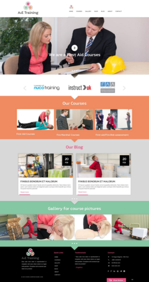 Web Design by pb for AE Training | Design: #10673799