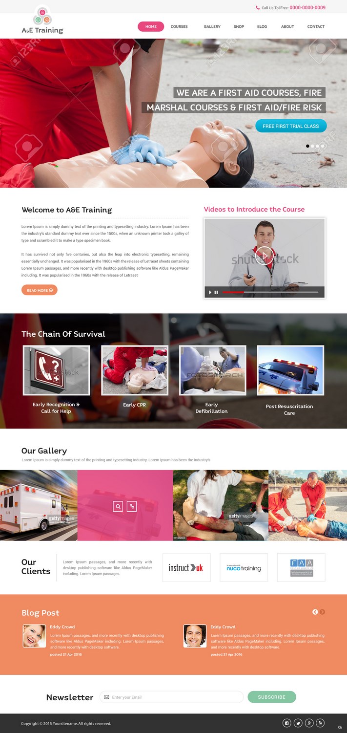 Web Design by pb for AE Training | Design #10673800