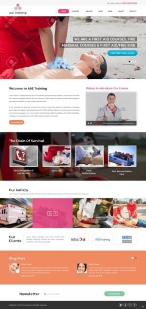 Web Design by pb for AE Training | Design: #10673800
