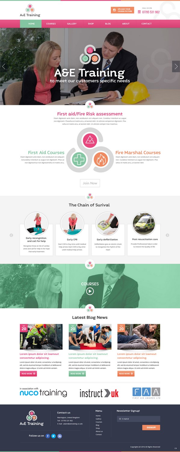 Web Design by pb for AE Training | Design: #10682564