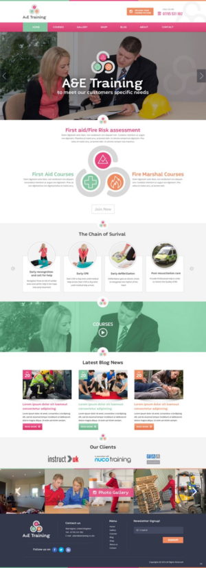 Web Design by pb for AE Training | Design: #10769109