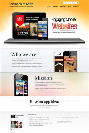 Wordpress and logo Design Project | Wordpress Design by Mayank Patel