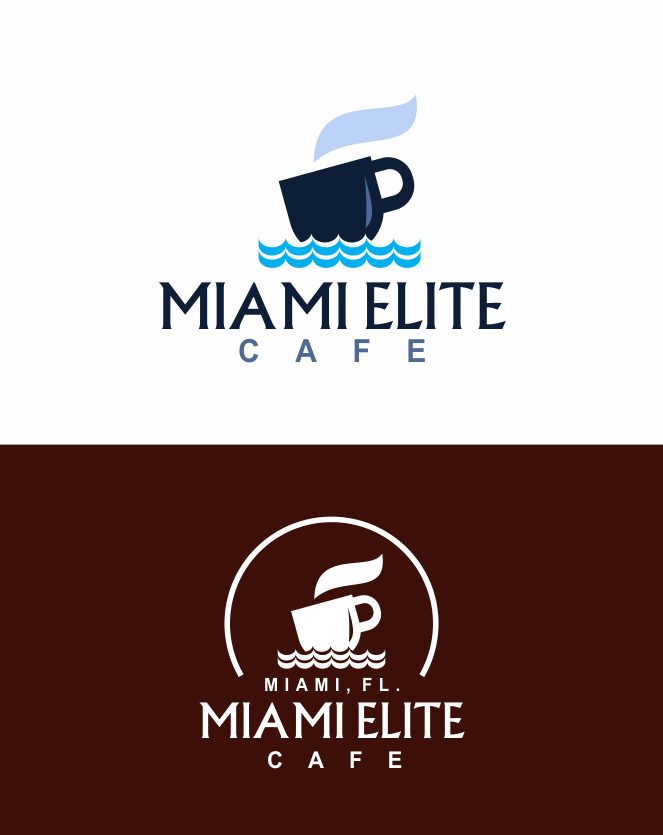 Logo-Design von pa2pat für Miami Elite Cafe | Design #10633785