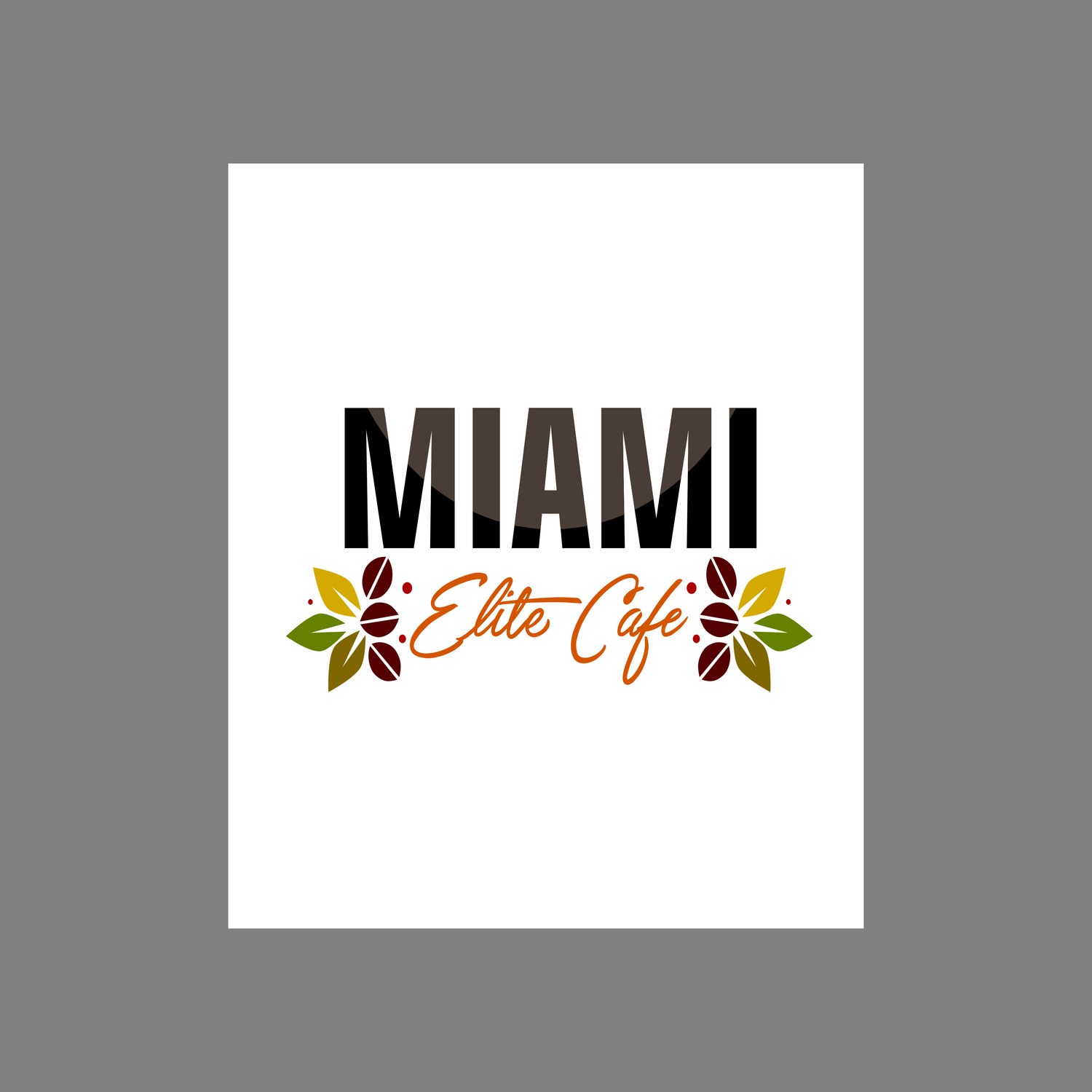 Logo-Design von Lica für Miami Elite Cafe | Design #10654883