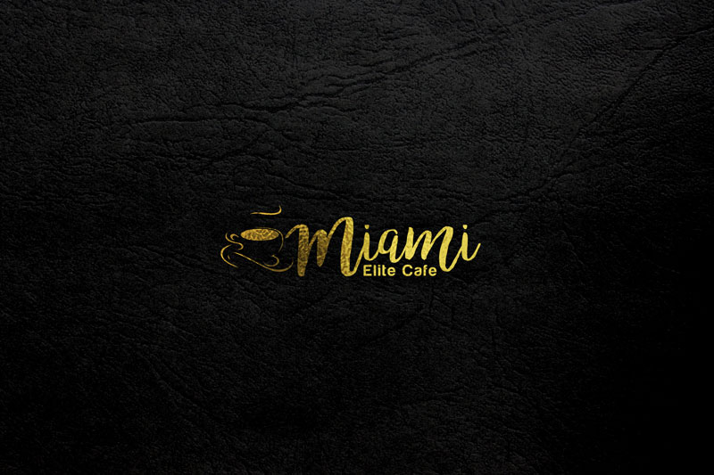 Logo Design by site for Miami Elite Cafe | Design #10635696