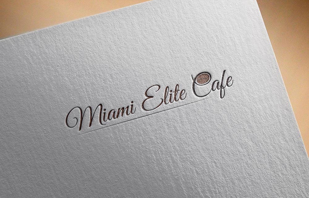 Logo Design by englishjohny89 for Miami Elite Cafe | Design #10654576