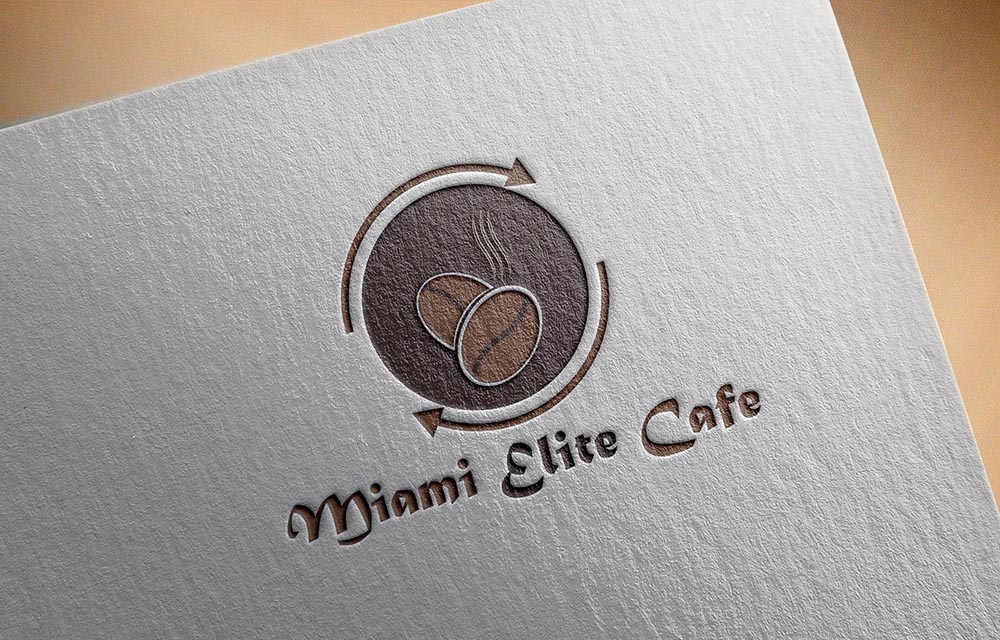 Logo Design by englishjohny89 for Miami Elite Cafe | Design #10654578