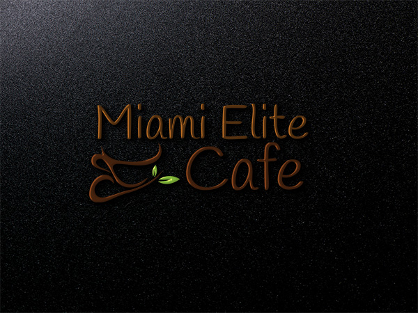 Logo Design by Apple™ for Miami Elite Cafe | Design #10639686