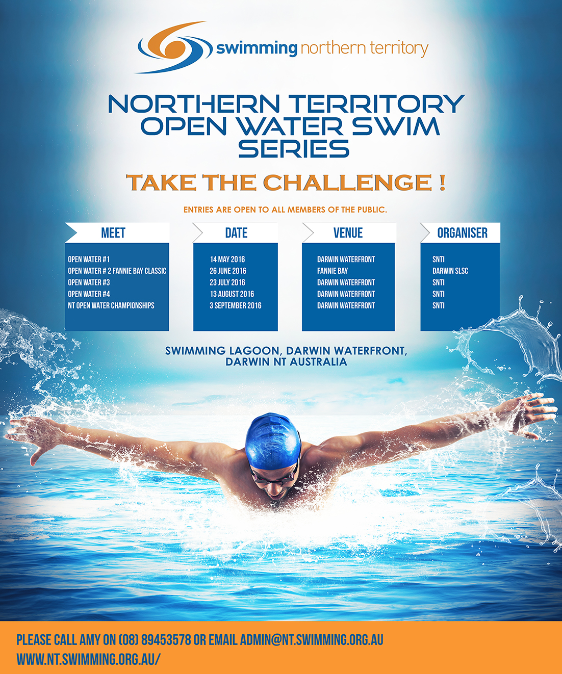 Poster Design by hala.tout for Swimming NT | Design #10661470